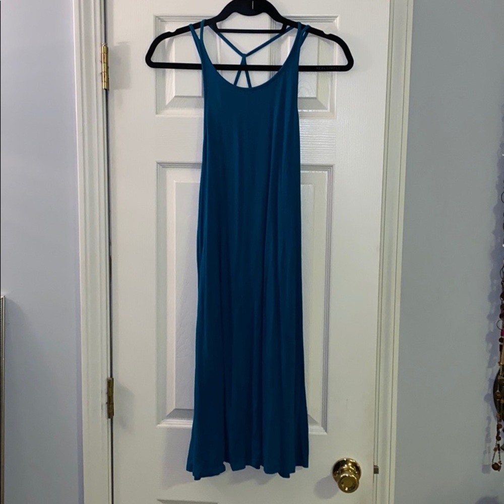 Express blue cotton dress